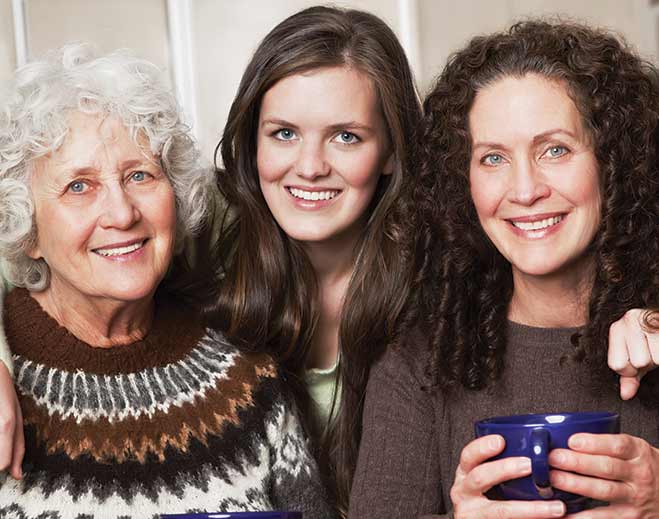 Multigenerational family health and wellness portrait