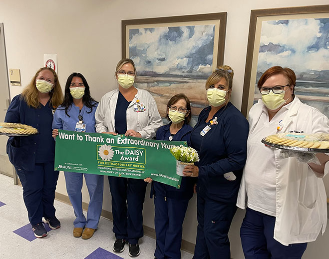 DAISY Award recognition for exceptional nursing care