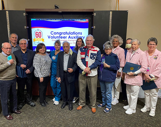 Volunteer Auxiliary 60th anniversary recognition celebration