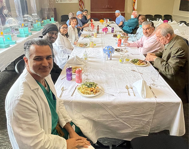 Medical staff appreciation luncheon gathering