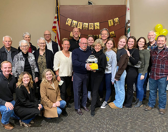 Community celebration honoring retired educators